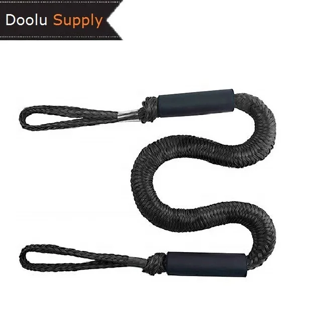 
Rope Boat Mooring Stretchable Polypropylene Boat Mooring Rope 4-5.5 Feet Shock Absorbing Bungee Boat Dock Rope 