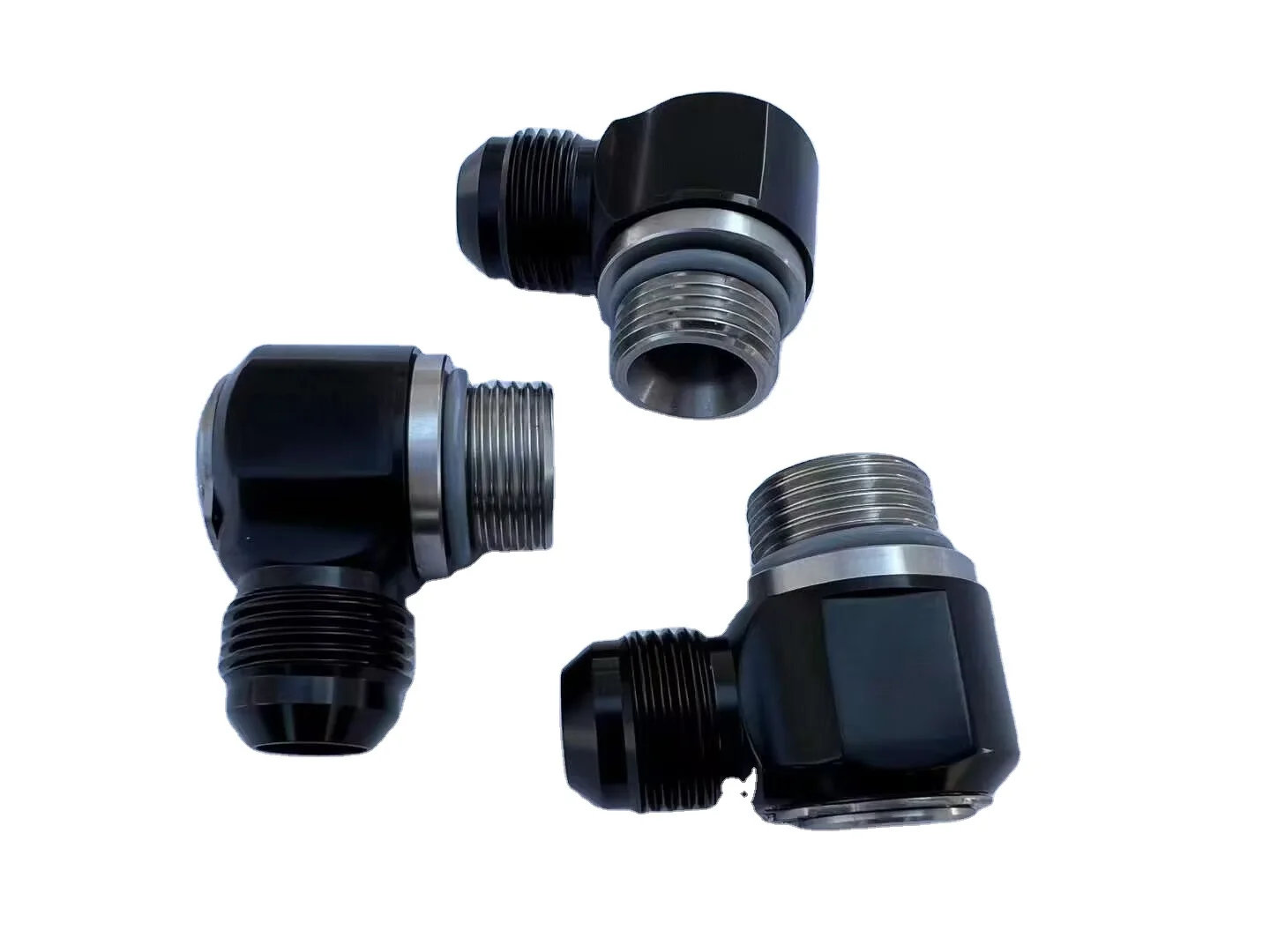 AN-8 (3/4 UNF) Full Flow Swivel Banjo Fittings to AN-08 male