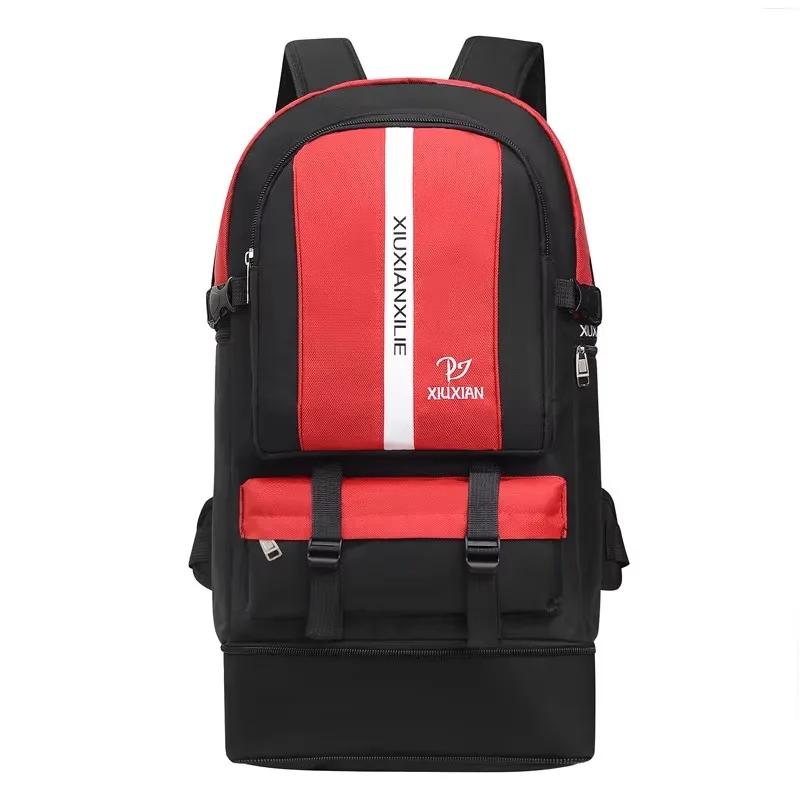 customized black excellent 40l climbing camping hiking backpack china