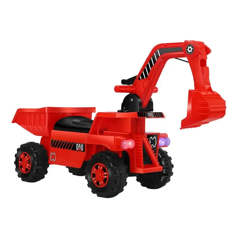 Wholesale high quality plastic kids swinging car baby sliding car baby outdoor excavator toys car for sale
