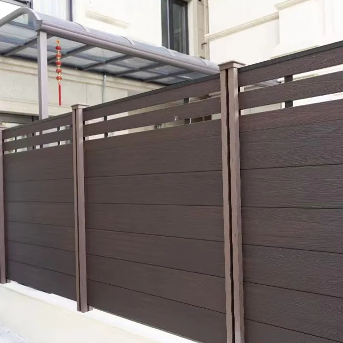 Composite wood wpc post upright column pole outdoor fence post