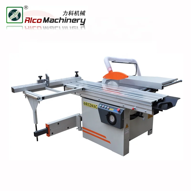 Small type mini sliding table saw MJ1645 with scoring sawblade table sliding circular saw