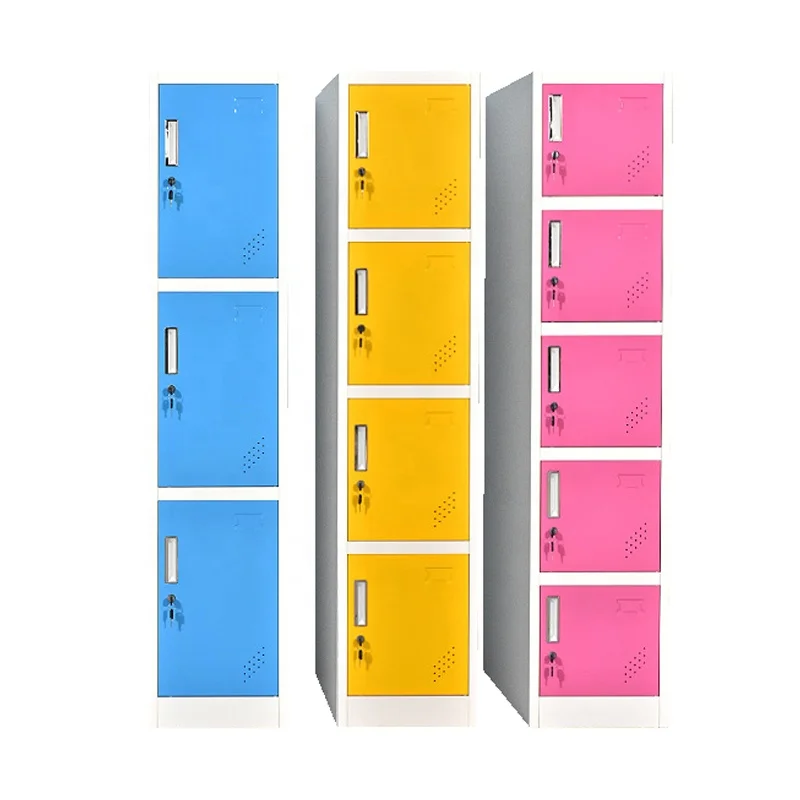 Fireproof Stainless Steel Locker Room For Gymnasium, Swimming Pool, Bathing Center Changing Room Cabinet Storage Compartment