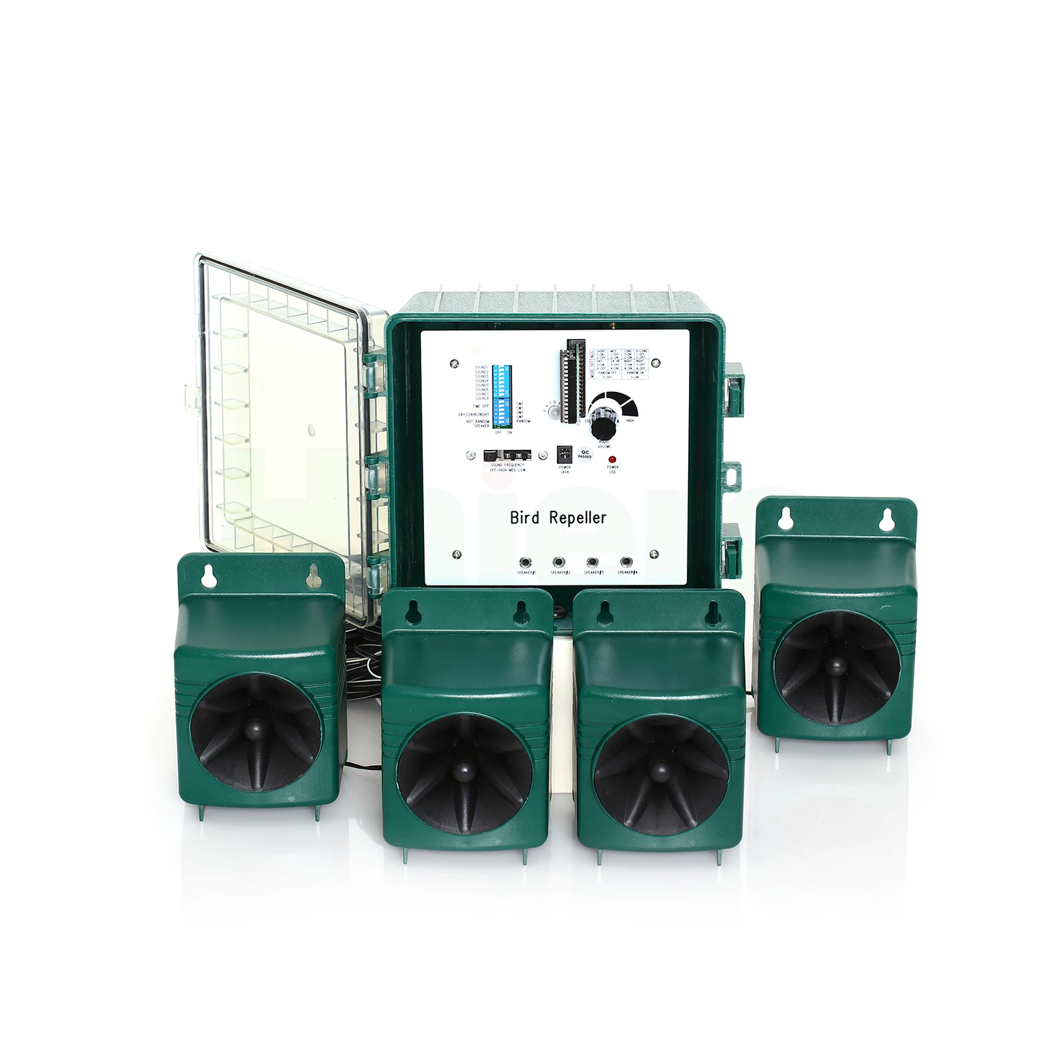 Haierc Ultrasonic Bird Repeller Machine Bird Scarer Pigeon Repellent