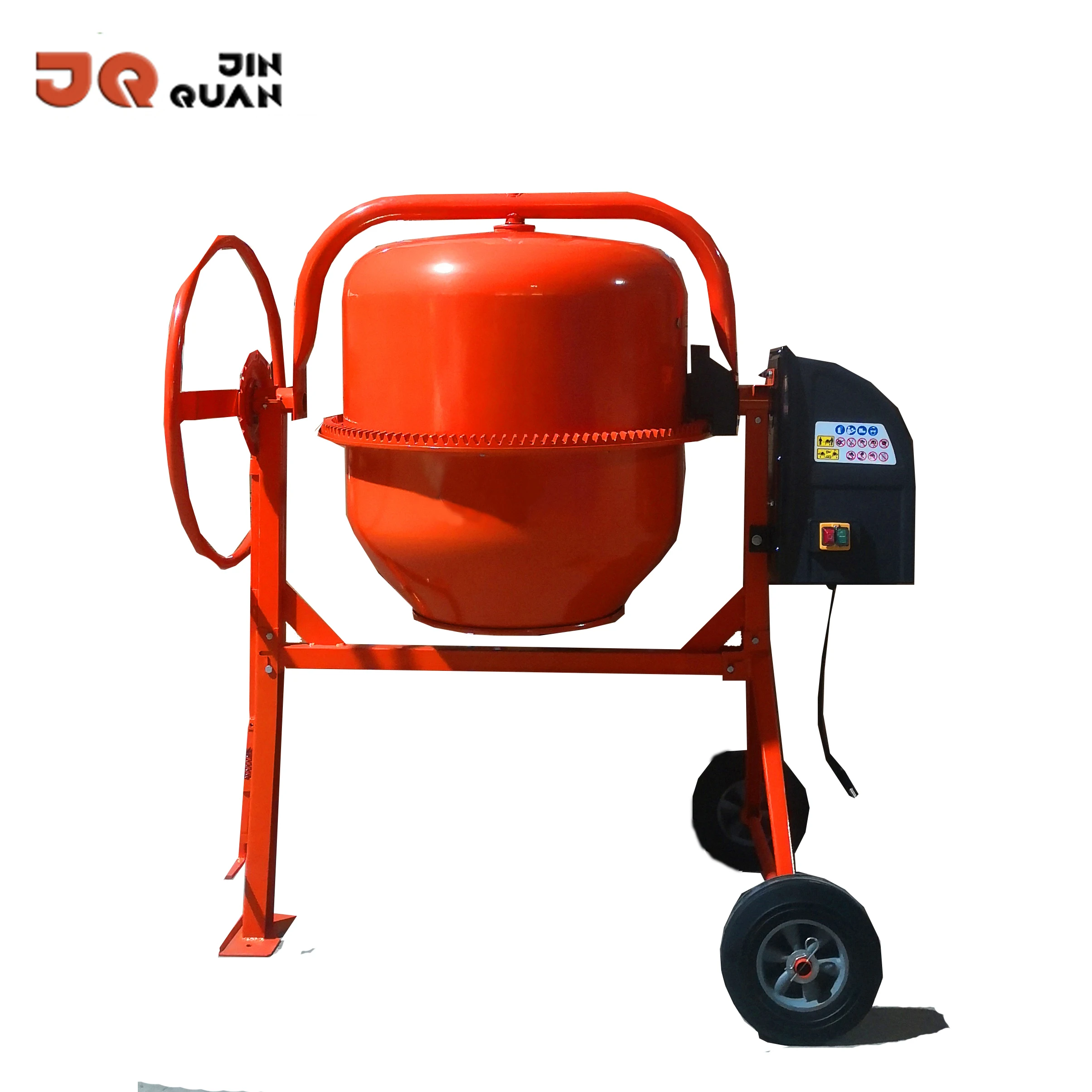 HOT batoneira JQ 260L concrete mixer portable mixer bone electric power mobile cement mixing machine for sale