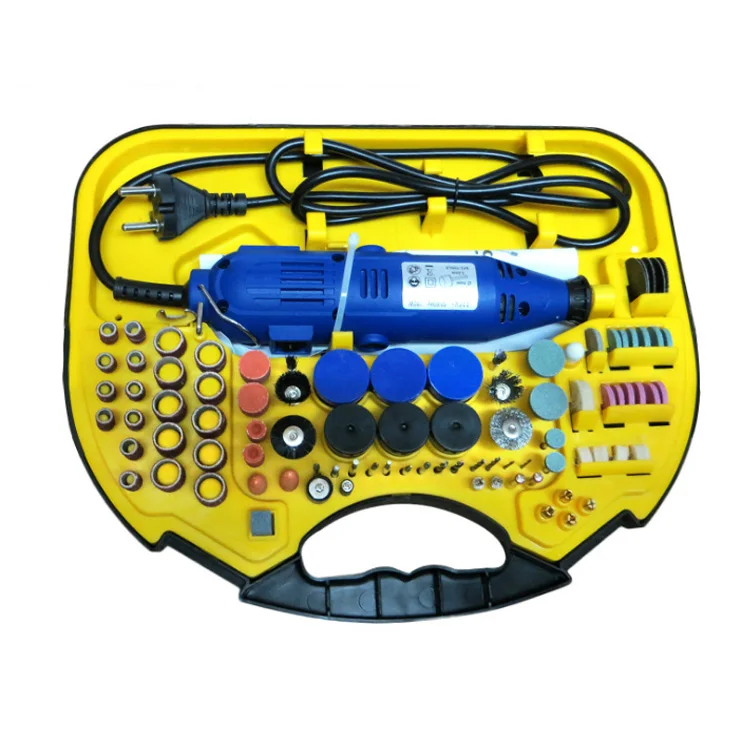 Портативный Вращающийся набор инструментов dremel, электрическая вращающаяся шлифовальная машина, полировщик, машина для резьбы, набор аксессуаров dremel