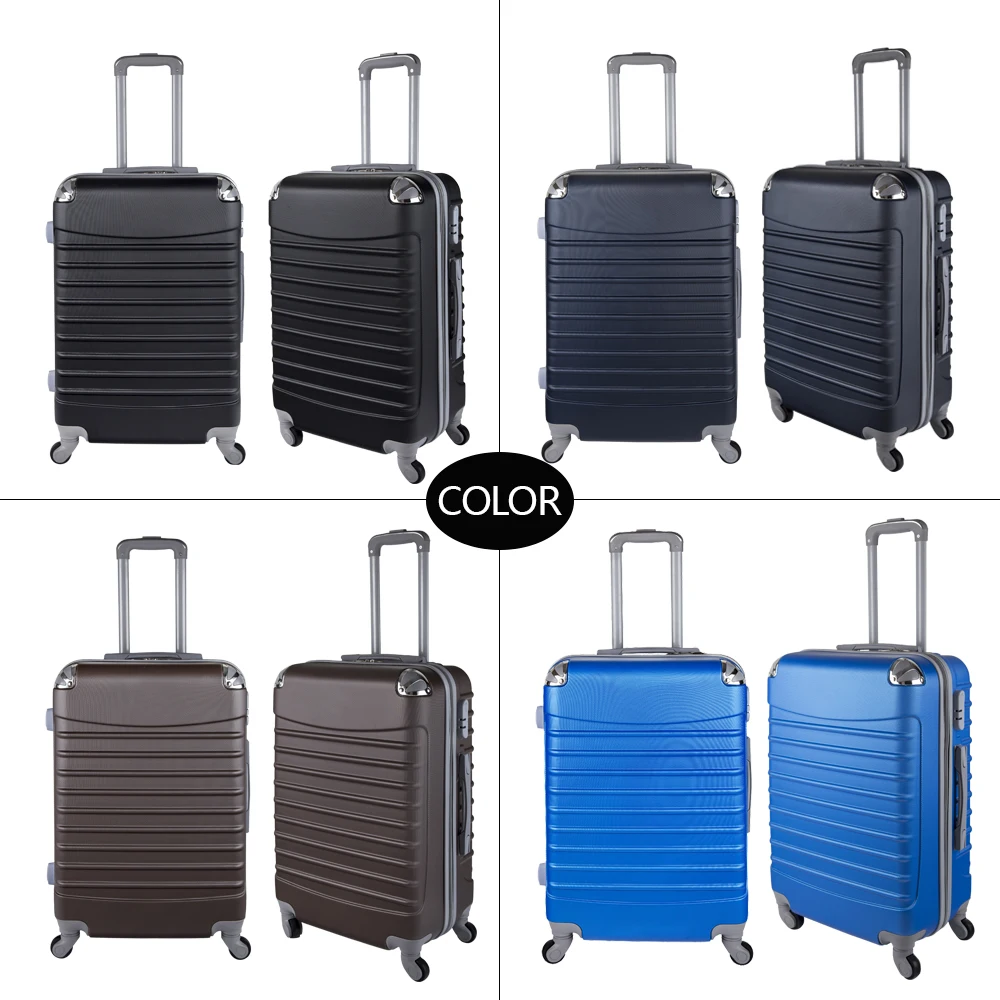 Красивый Рекламный ABS 3 шт. Набор для путешествий жесткий пластиковый чемодан