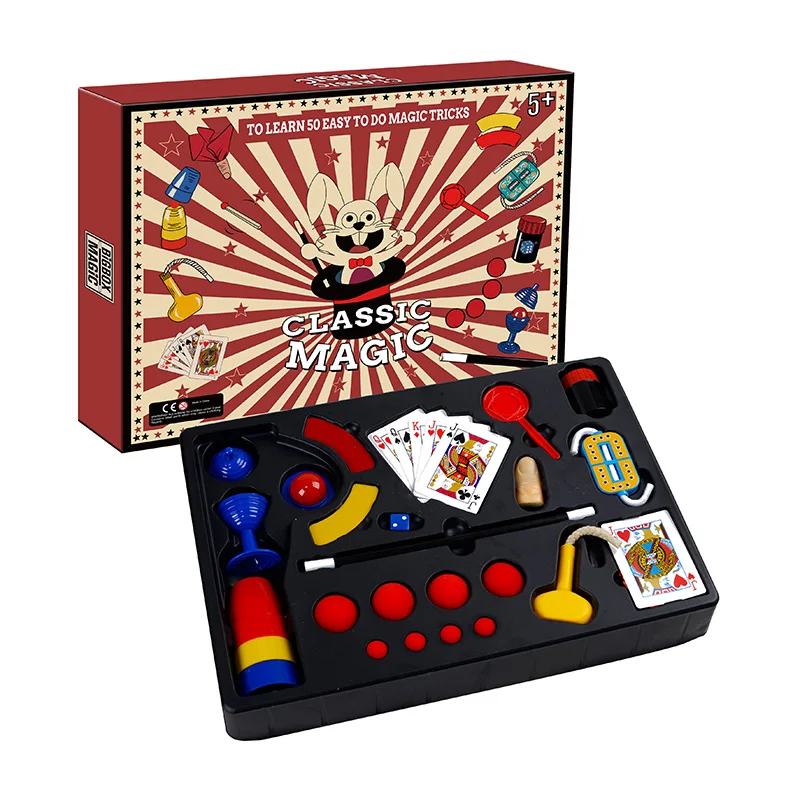 
Amazing Classic Magic Set with 12 easy to do magic tricks for children 