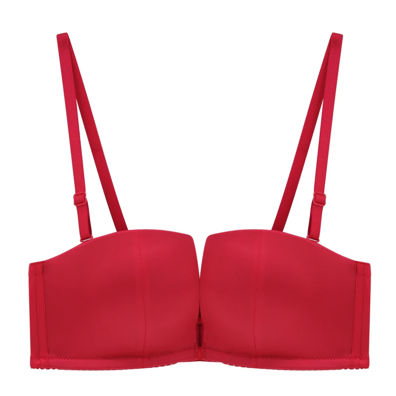 Newest fashion hot girl sexy image seamless wedding dress 1/2 cup nude women bra