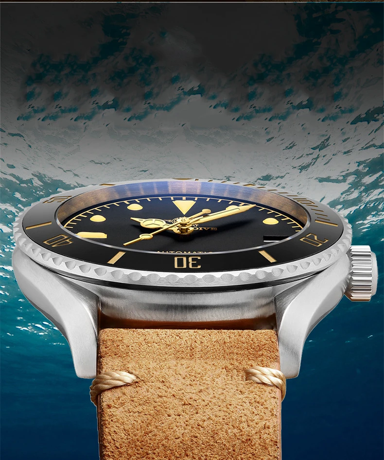 High quality private customized logo Super luminous Dial NH35 mechanical watches