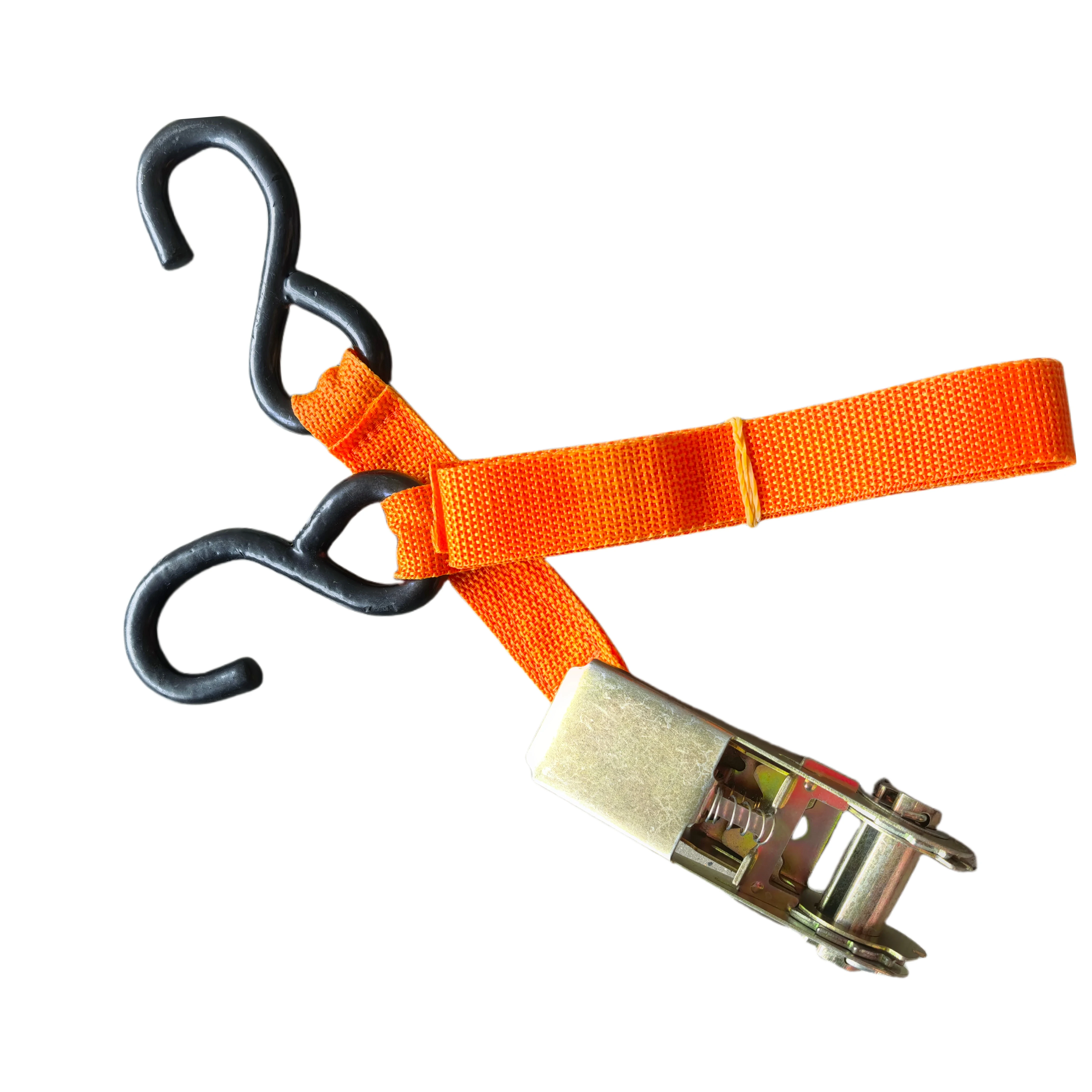 Cam buckle Strap Packing Straps S hook Cam buckles straps cargo control Ratchet Tie Downs with S Hooks For Cargo control