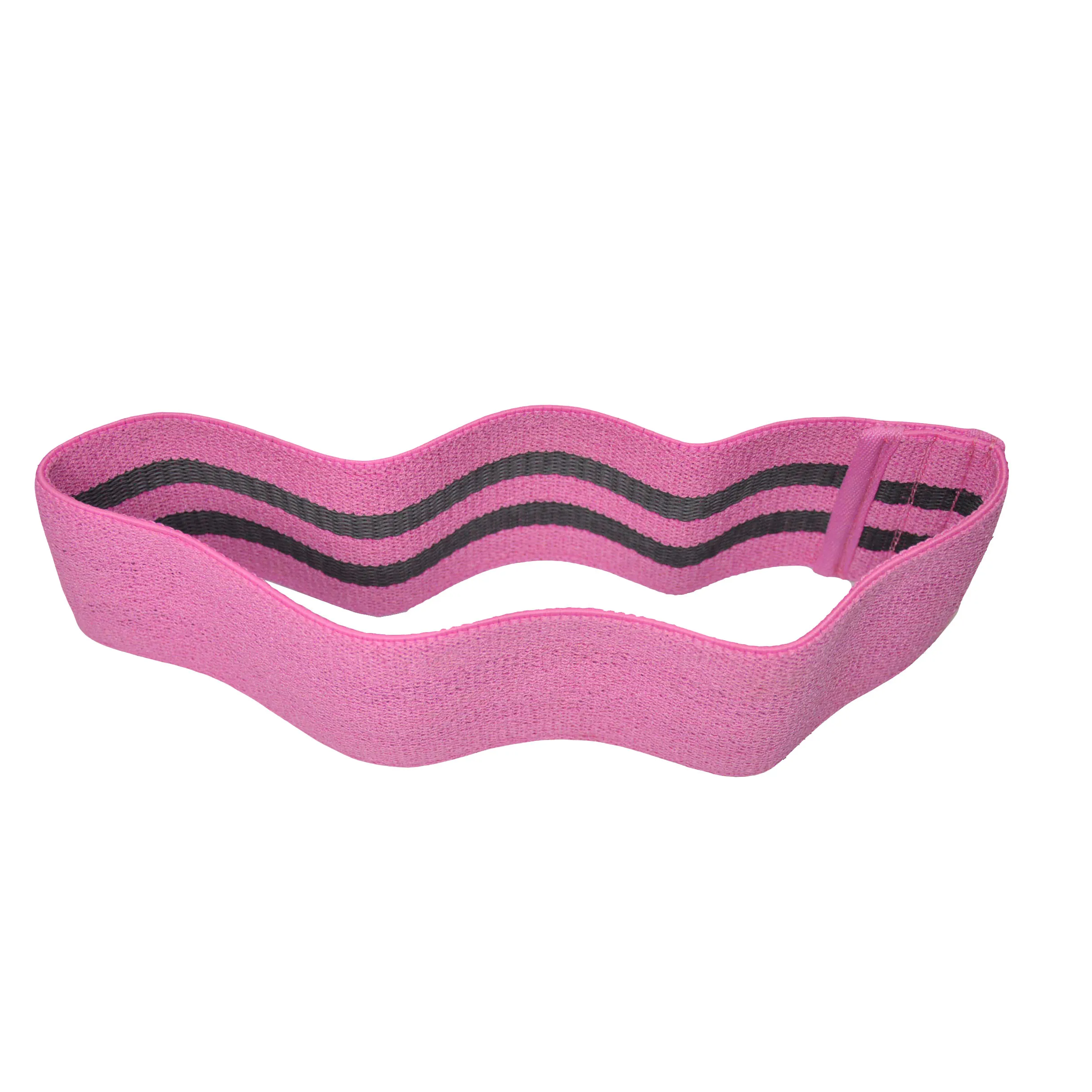 Custom exercise fitness gym fabric elastic resistance bands set with logo