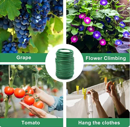 Hot Plants Fruit and Vegetable Orchard Planting Vines Tied Rope Pvc Wrapped Metal Soft Tie Gardening
