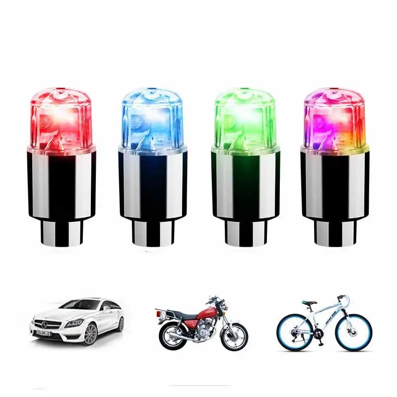 Hot sell Led Motorcycle Tire Lights with colorful color  Wheels Dual Sense Valve Tire Light