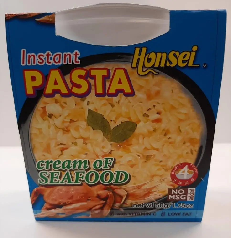 Honsei Instant Creamer Of Seafood Cup Pasta Single Packaging 3 Mins Ready Meal