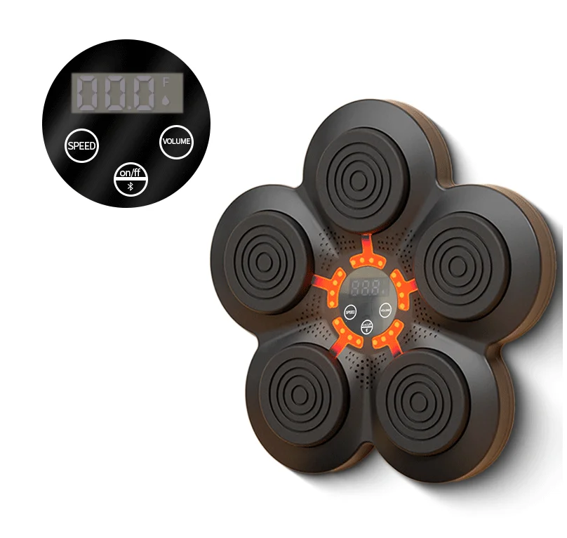 Exercise response intelligent music boxing machine Bluetooth boxing equipment ABS wall boxing target for home use