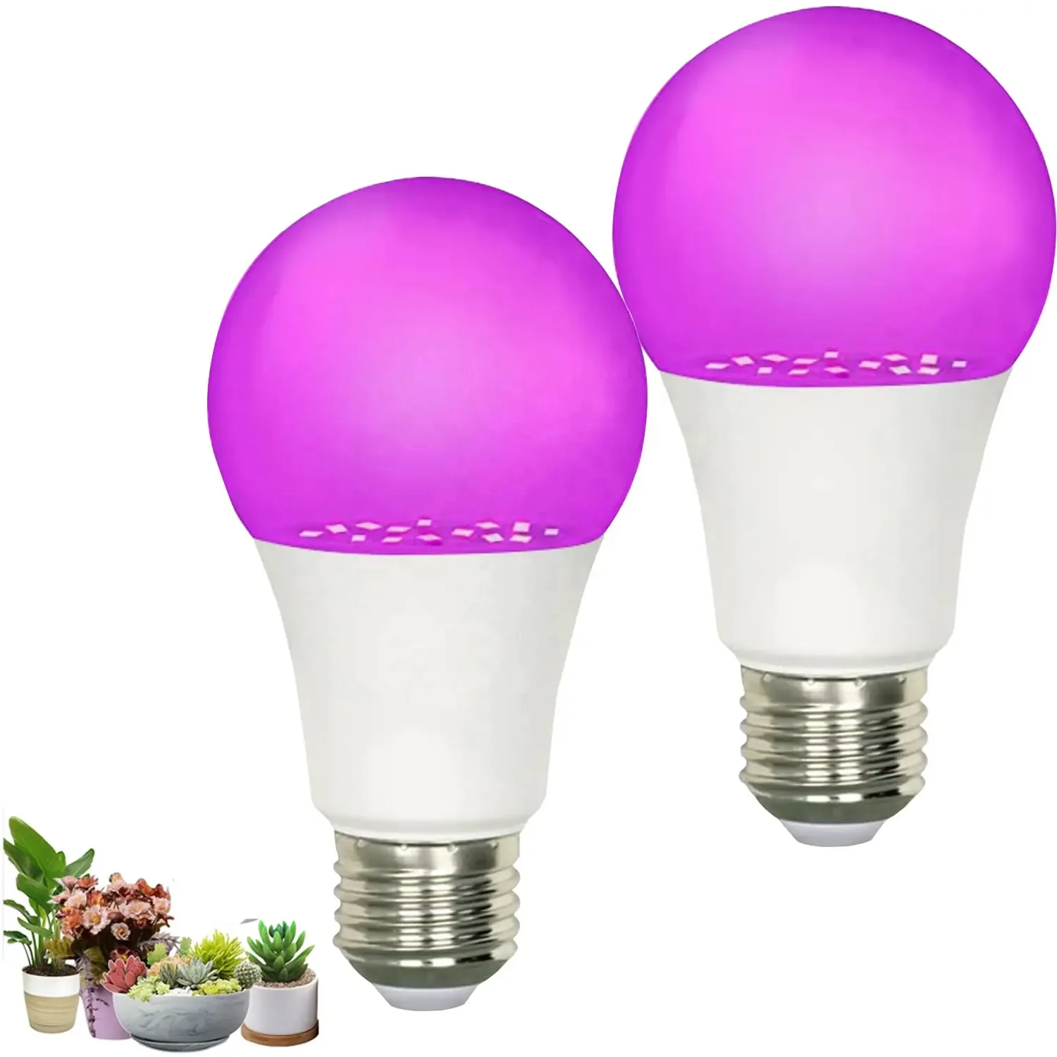Factory full spectrum AC 120V 220V Growing lamp E26 E27 9W 11W led grow bulb lighting for plants