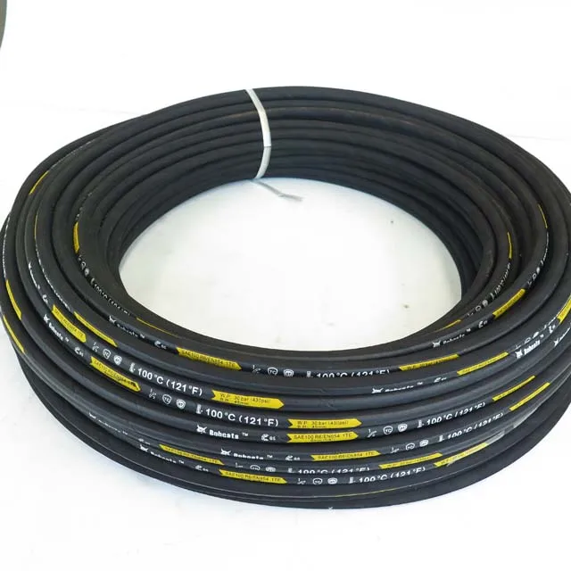 1-1/4 inch gray wrap surface SAE 100 R6  fiber reinforced hose