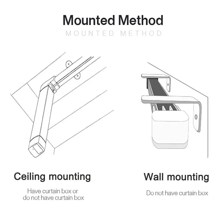 Customizable Electric Curtain Track For Aqara Zigbee Motor, Aqara Wifi motor,Super Quiet Curtain rails For Smart Home