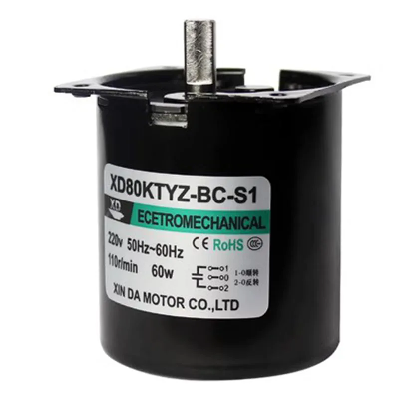 High Quality Cheap Price 80ktyz 220v Ac Synchronous Small Electric Motor ac motor  frequency converter for ac motor