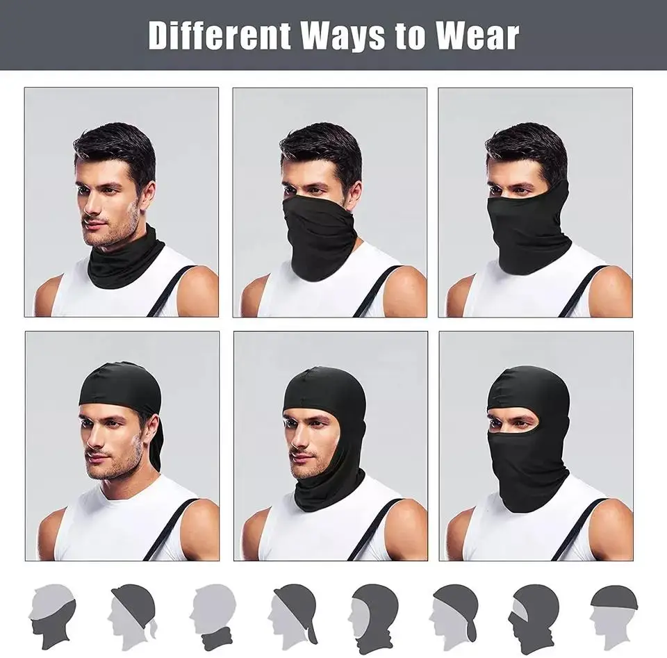 Hot Sale Colorful Breathable Balaclava Unisex Motorcycle Face Mask Windproof Balaclava Ski Cs Mask