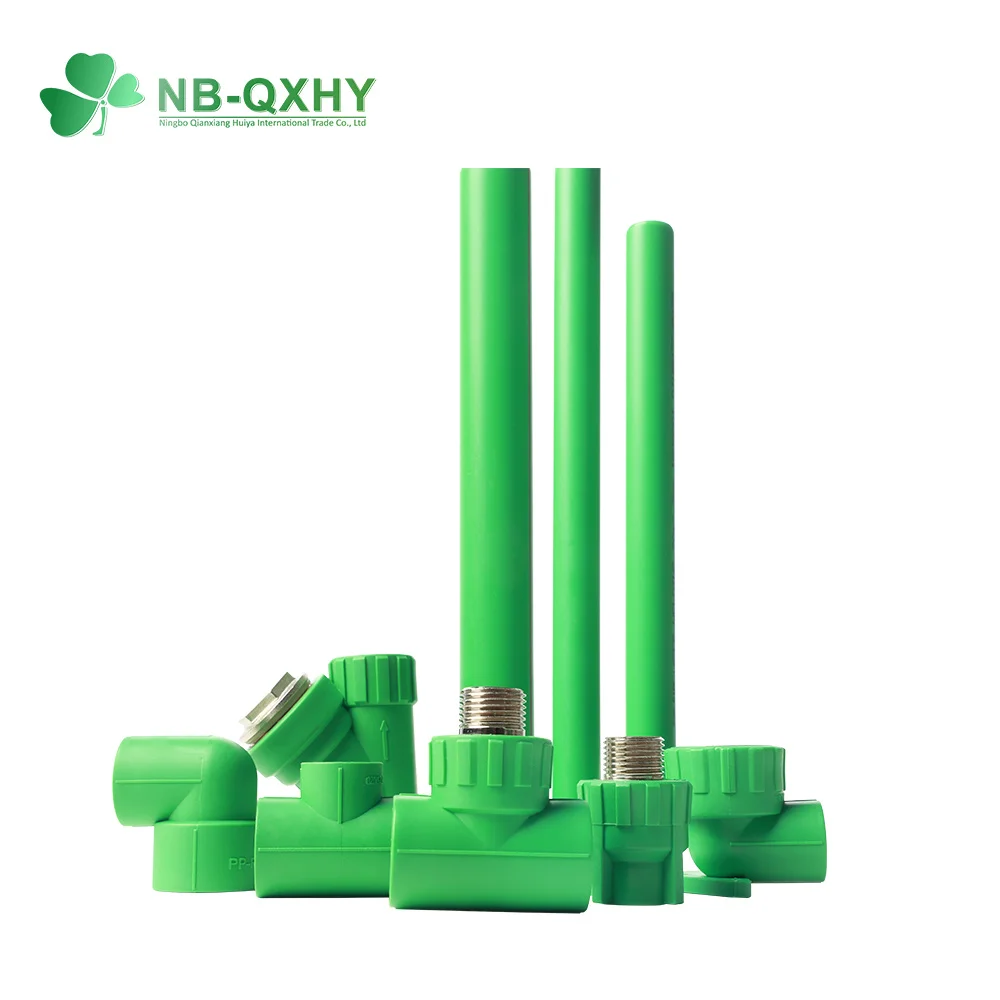 Water Supply Green PPR Pipe Fittings for Piping System
