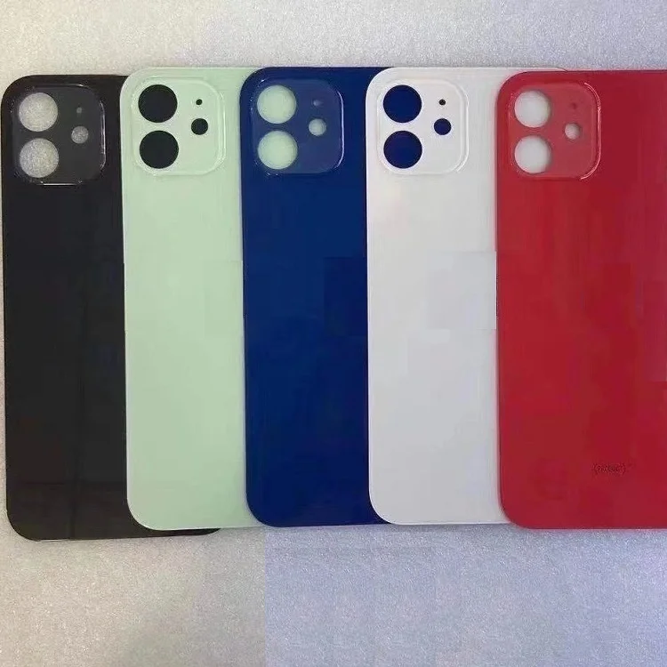 Оптовая продажа Задняя стеклянная панель для iPhone 12 Mini 11 Pro Max задняя крышка корпуса батарейного отсека