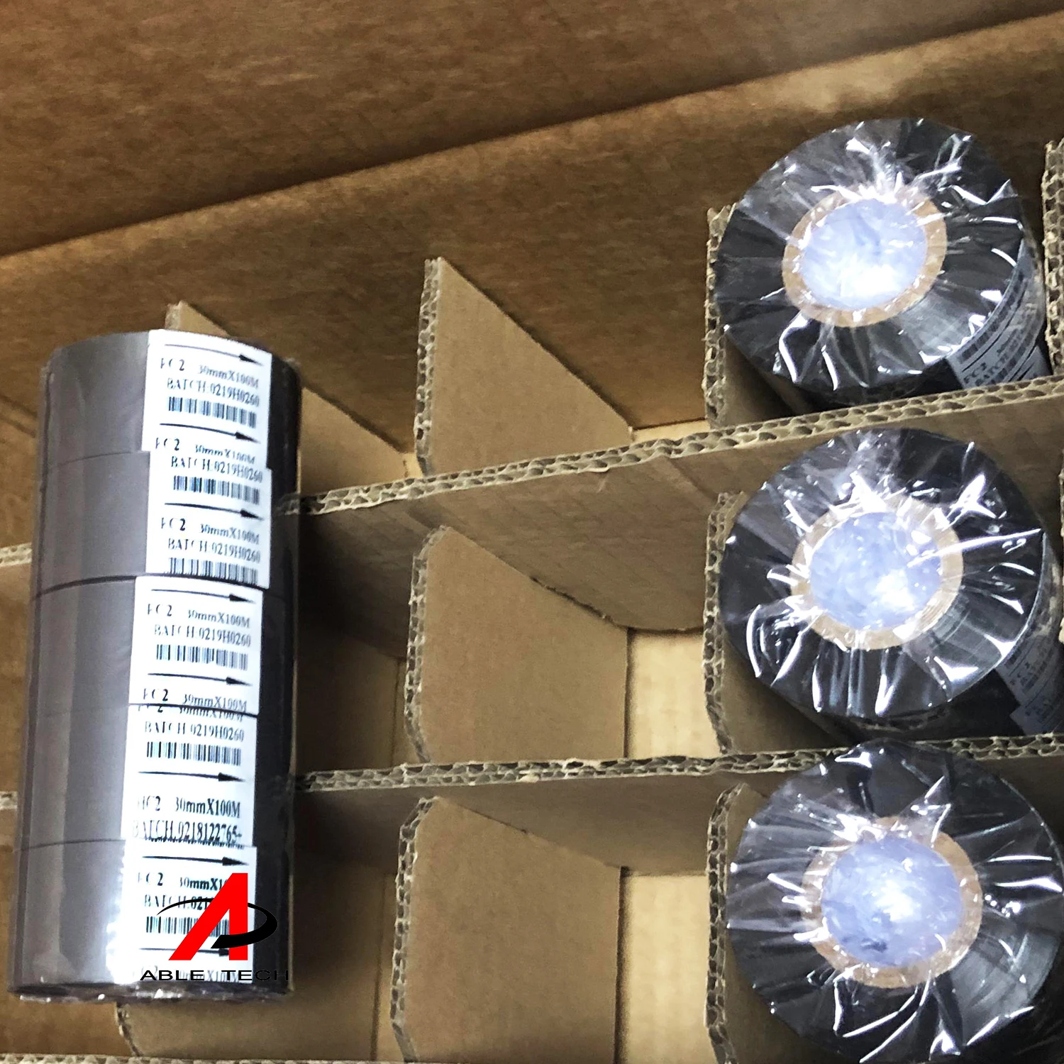 Date printing on plastic paper film coding foil hot date coding ribbon