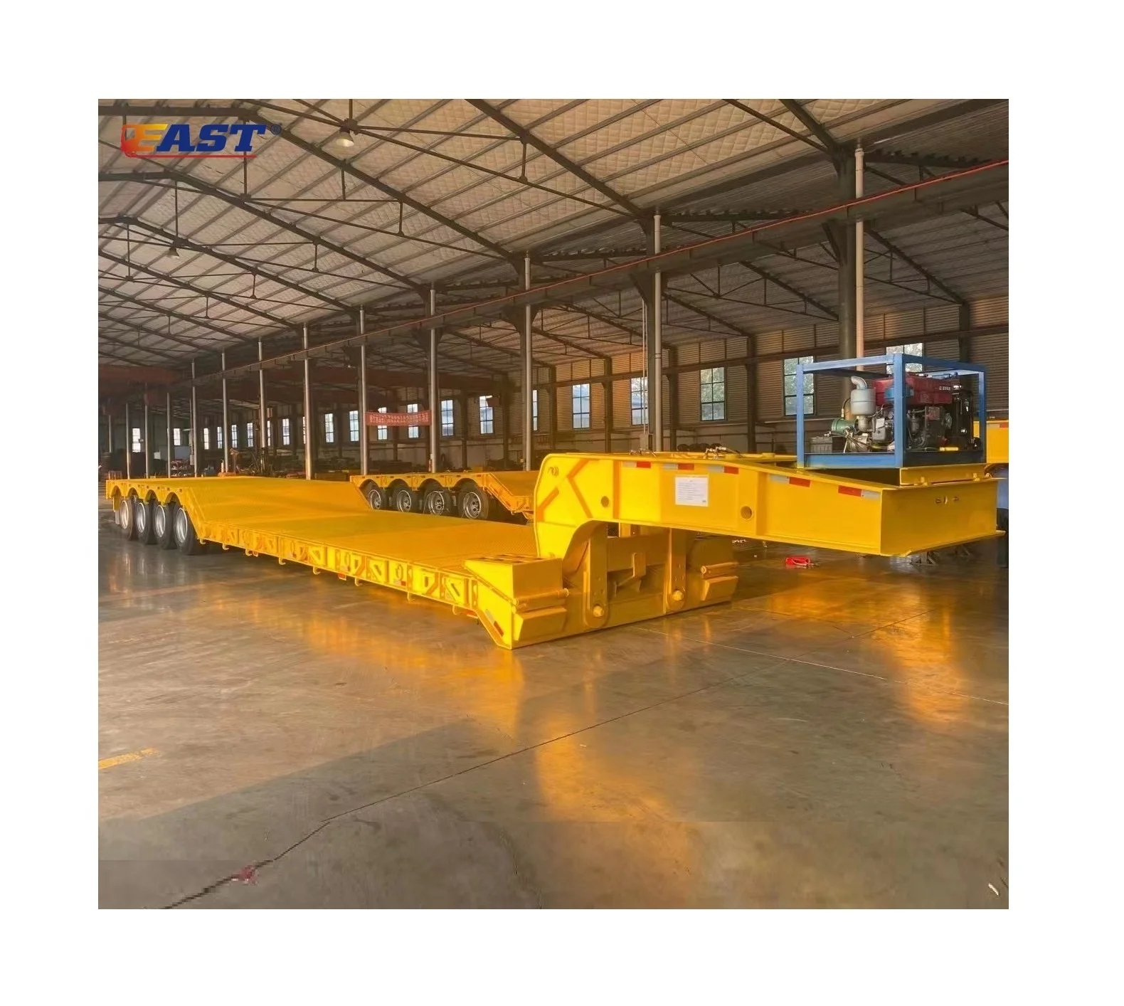 EAST Hydraulic Detachable Neck trailer gooseneck trailer