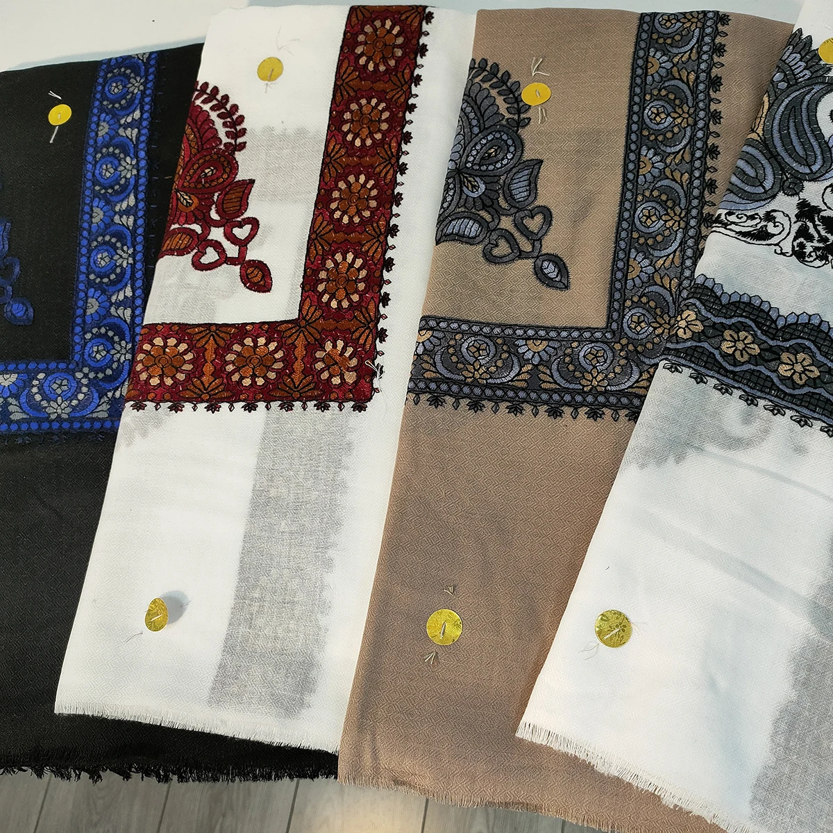 Мусульманский мужской хиджаб из полиэстера Хиджабы шарф для мусульманских мужчин модные мусульманские головные шарфы 55 дюймов 10 цветов шали с вышивкой арабский тюрбан