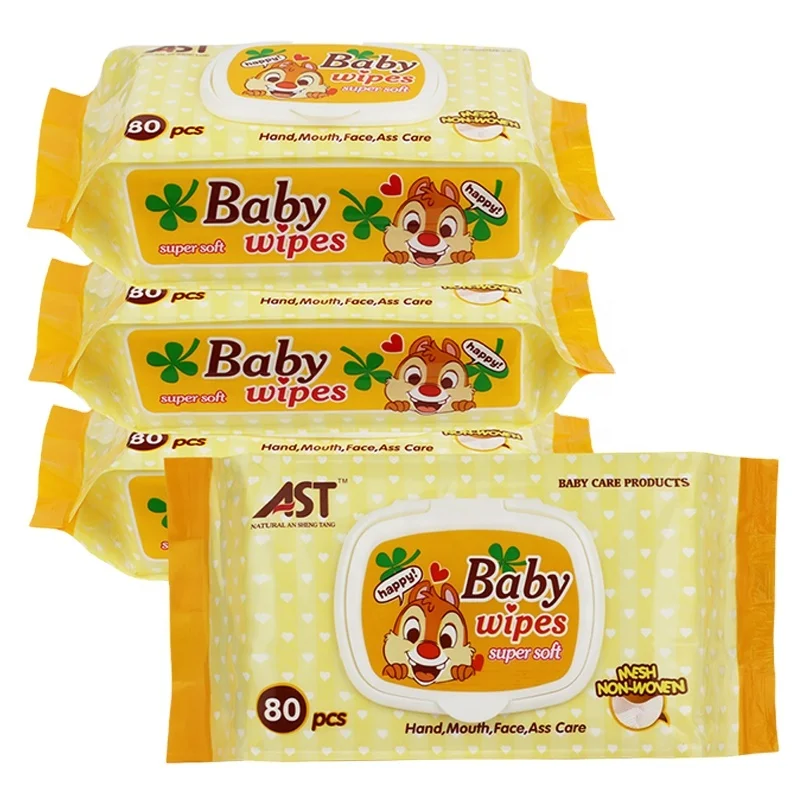 Toallitas humedas para bebes al por Large 80 toallitas desechables recien nacen sin алкоголь без парфюма