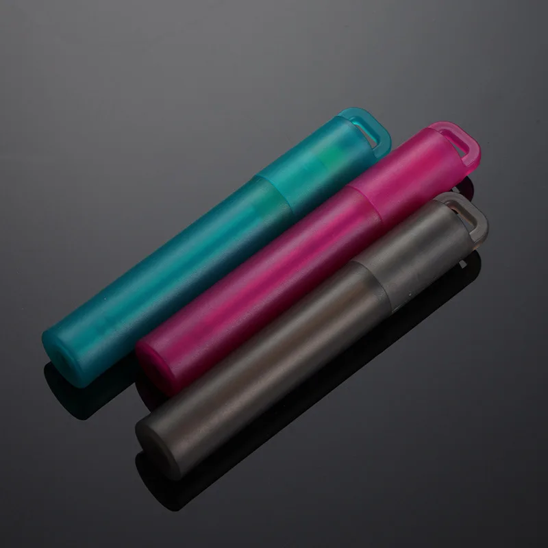 Stainless Steel Collapsible Drinking Straw Collapsible Straw with Silicone Tip