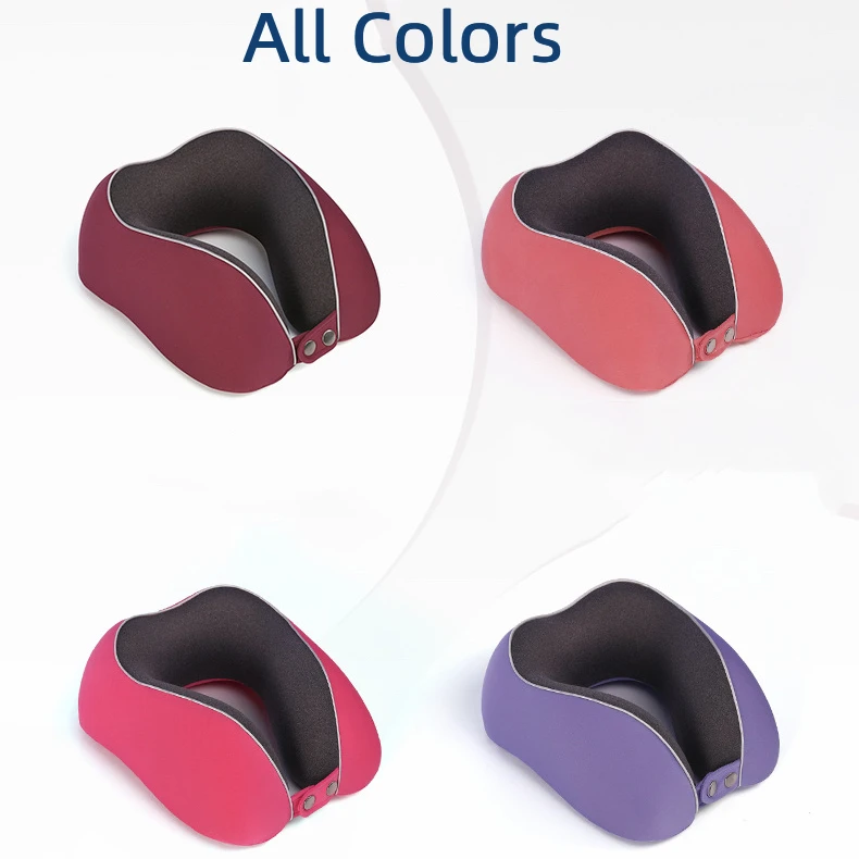 Hot Memory Foam Inflatable Personalized Travel Car Memory Neck Rest Pillow Head Support Travel Pillow for Airplane