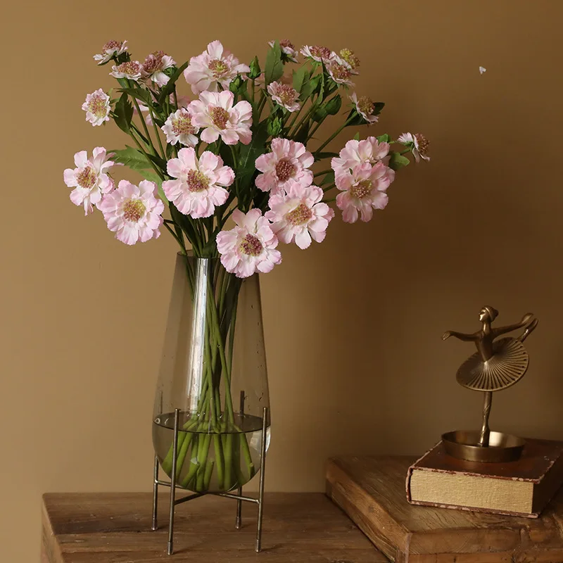 57cm Hot Sell Manufacturer Wheel Chrysanthemum Wholesale High Quality Landscaping Artificial Flowers Decor Wheel Chrysanthemum