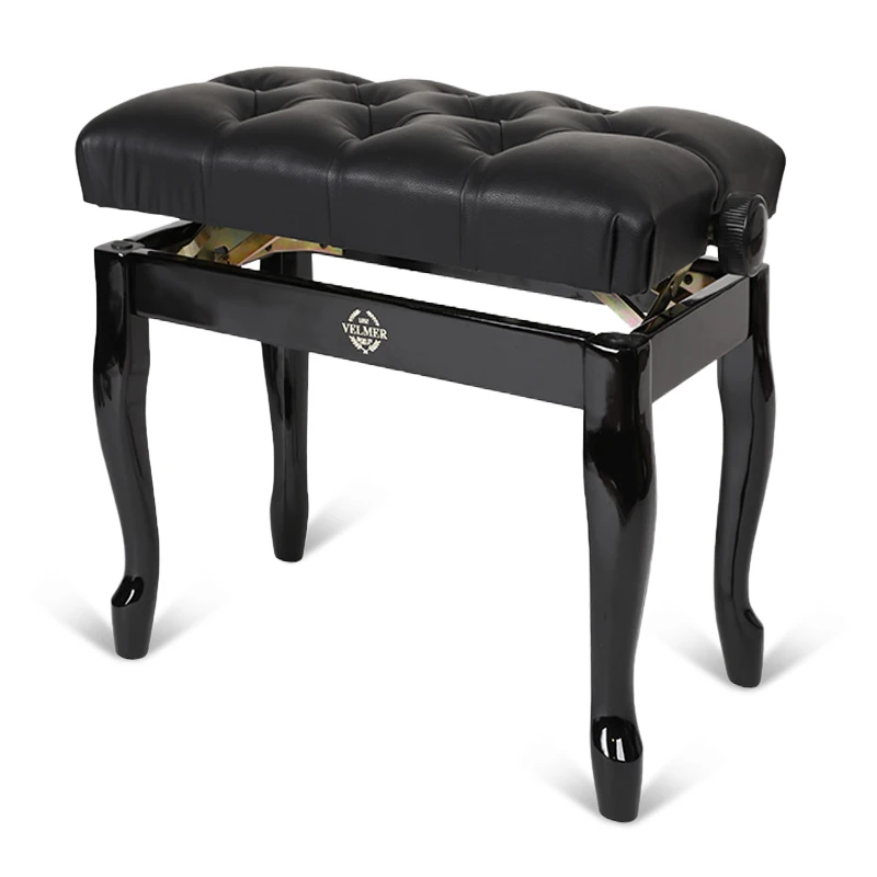 modern adjustable Piano bench with leather seat cushion children stool