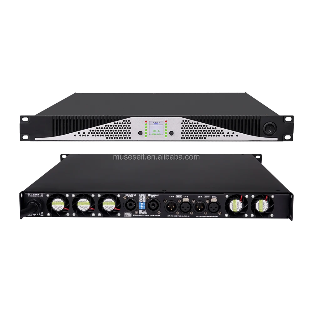 EIF//KG242 professional audio class D digital high power subwoofer power amplifier professional stage bar party 2 channels