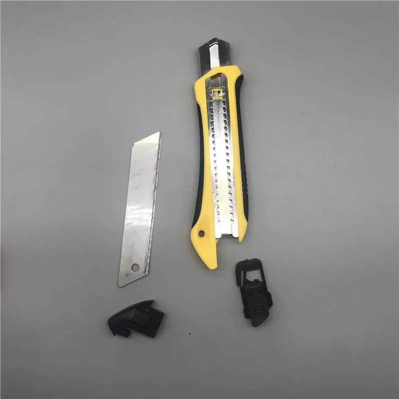 25mm plastic sliding blade knife snap off utility safety cutter knife