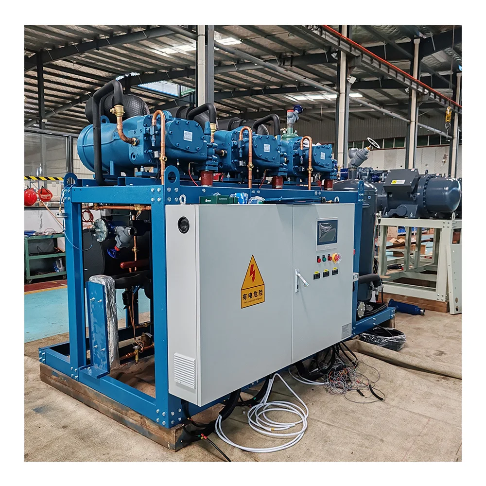 Walk In Freezer Refrigeration Low Temperature Scroll  Compressor Air Cooled Condensing Unit For Cold Room Storage