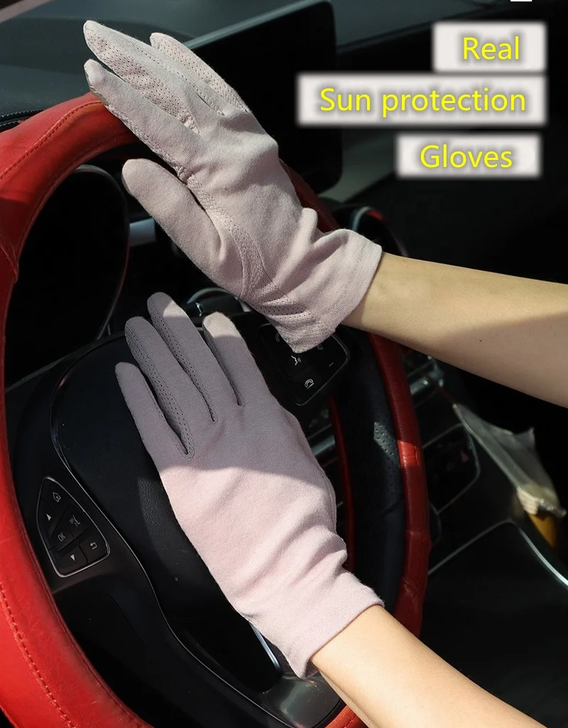 Wholesale price Summer Sun protection UV ladies Gloves For touchscreen outdoor riding Women Driving Gloves