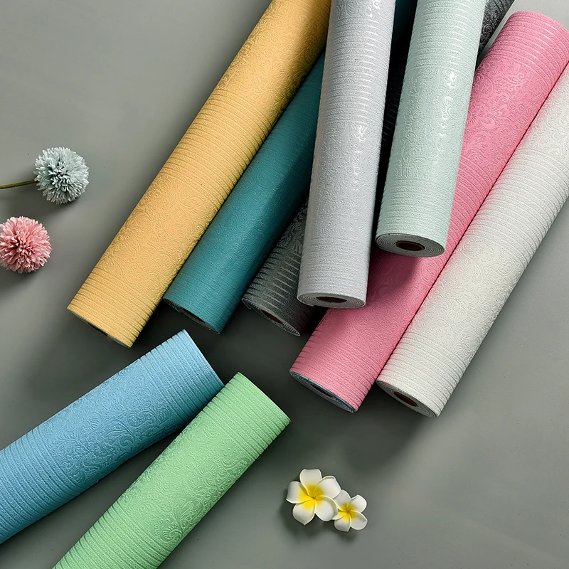 2021 new design roll wallpaper linen seamless stick peel wallpaper linen roll wallpaper repeat paste 50cm*1m/2m/5m customsized l