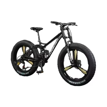 Customizable 26-Inch Fat Bike Cruiser Snow Mountain Fat Tyer Cycle Bicycle with 21 Speed Gears
