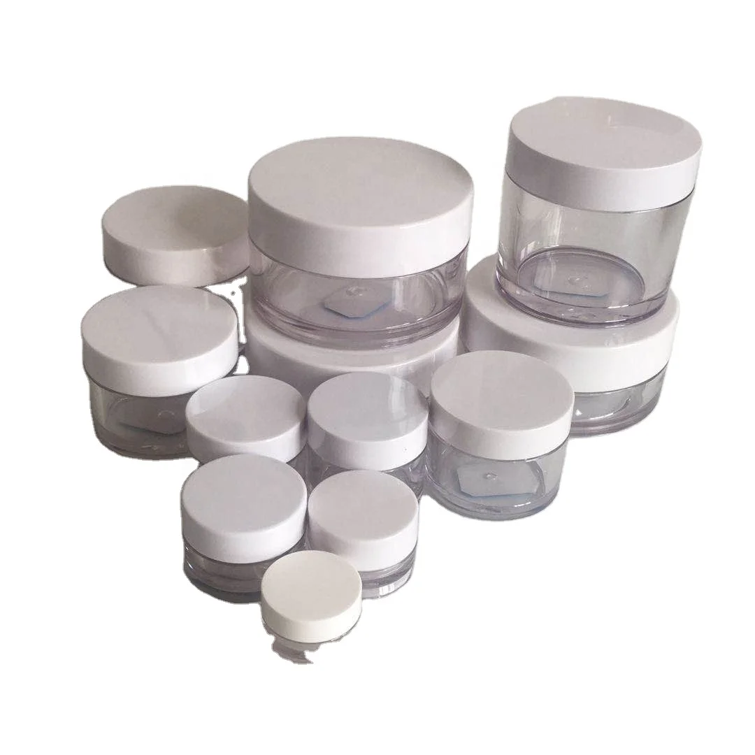 5g 10g 15g 20g 30g 50g 80g 100g 120g 150g 200g PETG Luxury Plastic Empty Cream Jar with thick wall have stock factory wholesale