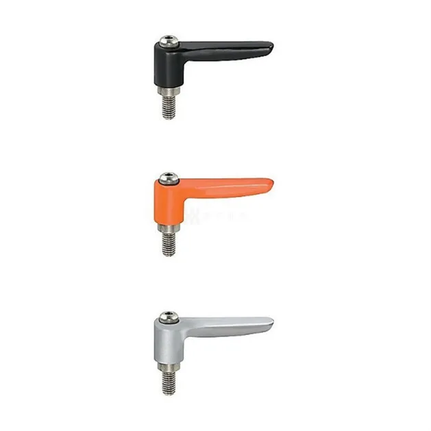 China Factory Small Male Adjustable Plastic Handle Handle For Conveyor Parts