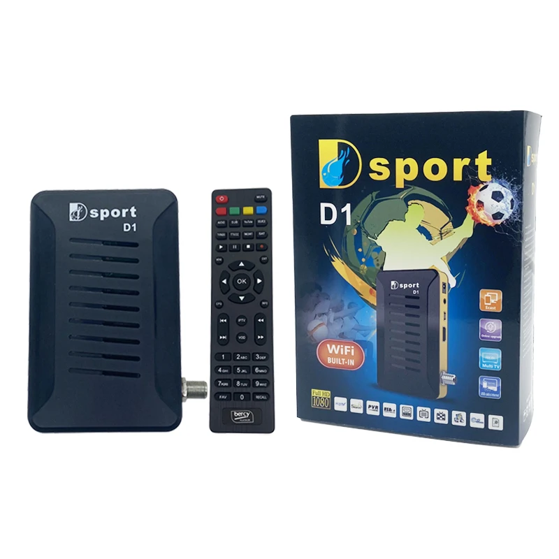 Dsport Digital Mini iks Satellite TV Signal Receiver Decoder DVB S2 Full HD 1080P for Africa