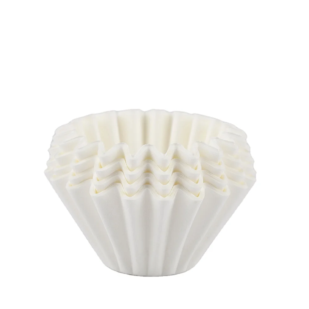 Превосходное качество 50 шт./пакет 155 мм кофе корзина фильтровальная бумага