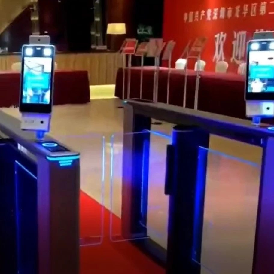 8 Inch face recognition camera indoor, face ID unlock NFC card QR code access control time attendance machine api wifi
