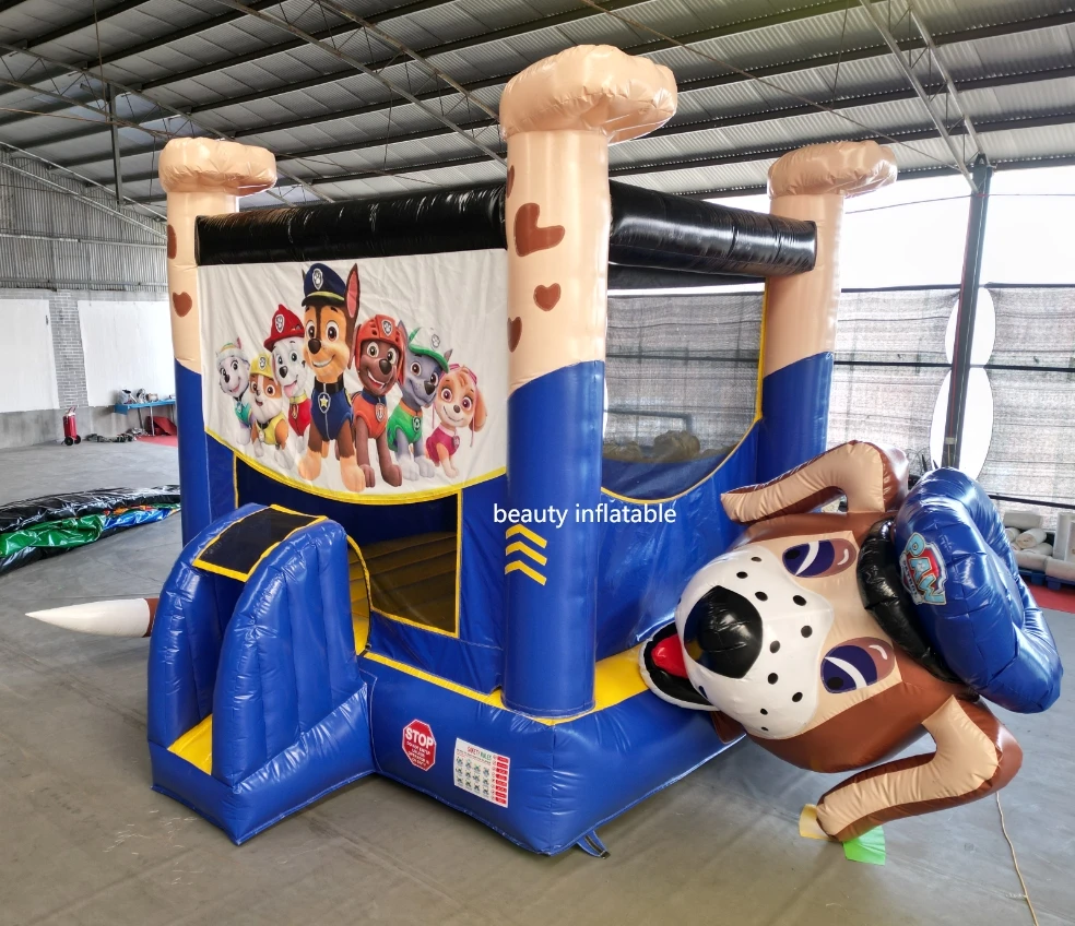 commercial boy theme Paw Dog Patrol bounce house inflatable bouncer dog theme jumper for party business