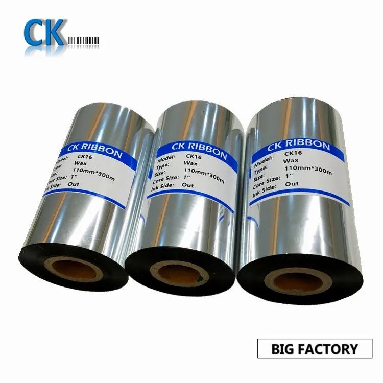 Coditeck CK16 thermal transfer ribbon wax 110x300
