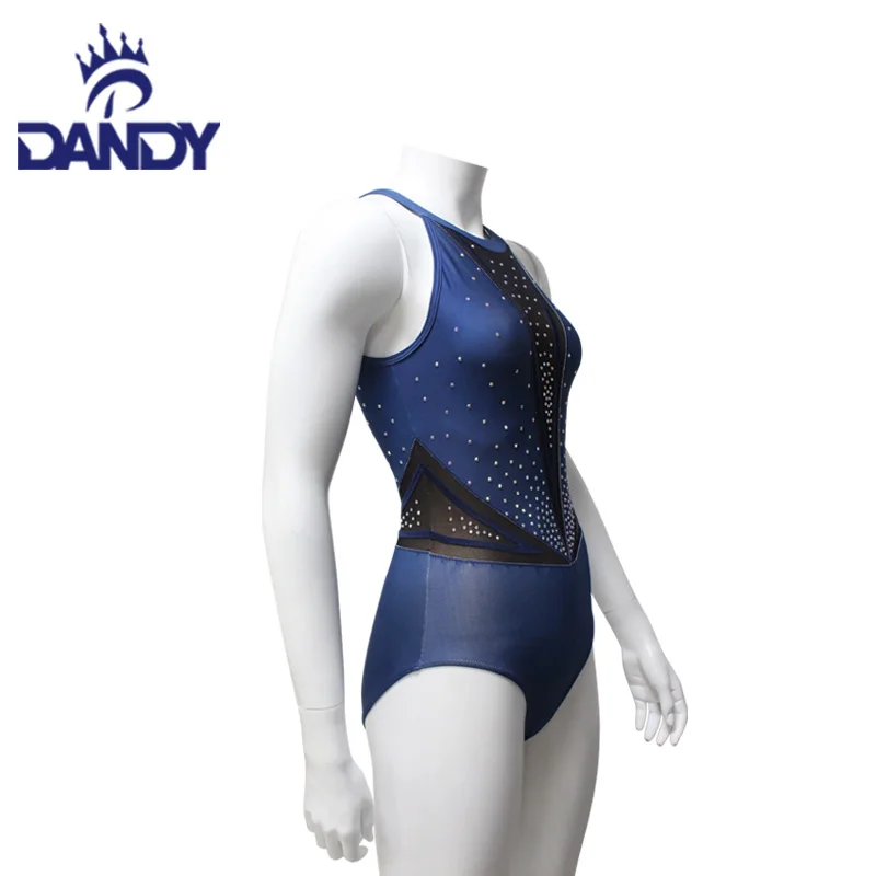 Dandy Custom Logo leotards gymnastic girls Hot Selling Leotard With Rhinestones