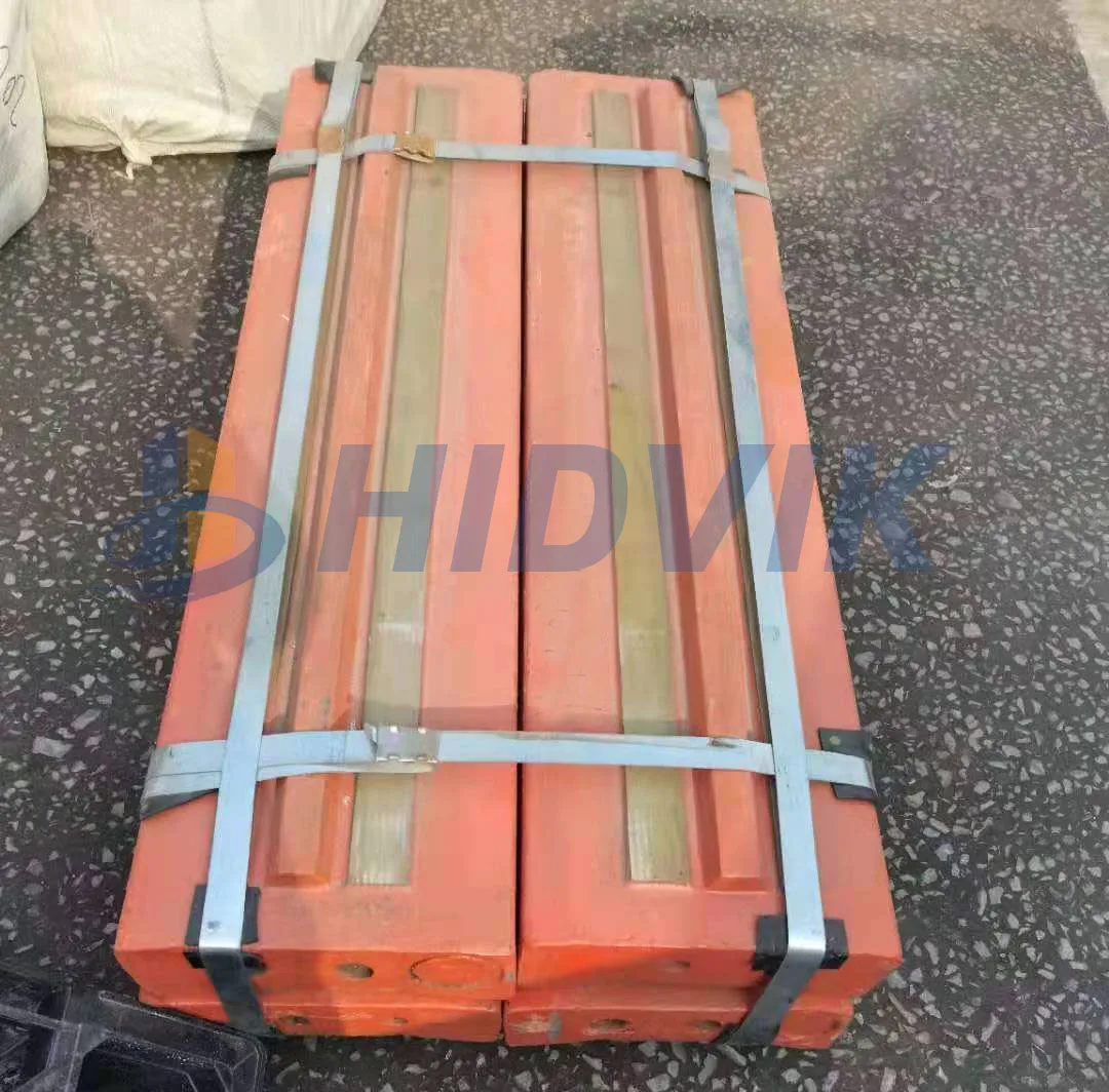 
Cr27 Cr26 impact crusher spare parts suitable for Kleemann MR110 MR122 MR130 blow bar for impact crushing 